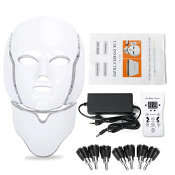 7 Colors Led Facial Mask Red Light Therapy Mask