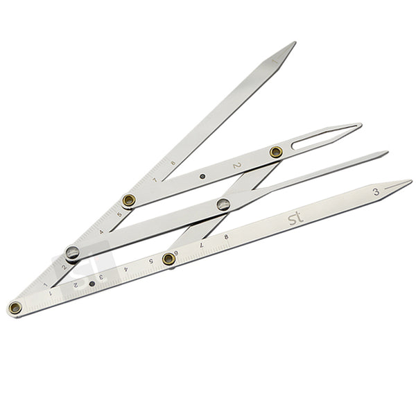 Golden mean caliper for brow design *Removable arm*